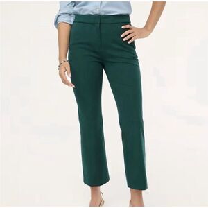 J. Crew Kelsey Pant size 8 NWT Flared Leg Spruce Green